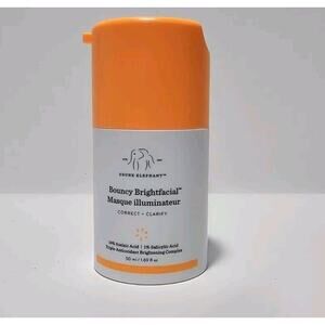 Drunk Elephant Bouncy Brightfacial by Drunk Elephant, 1.69oz Face Mask - NO BOX